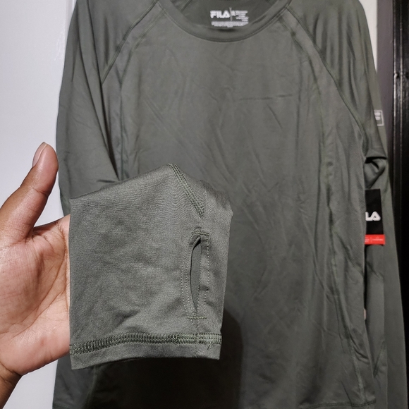 Fila Sports Women's Long Sleeve Tee with Moisture Wicking fabric - Picture 4 of 7